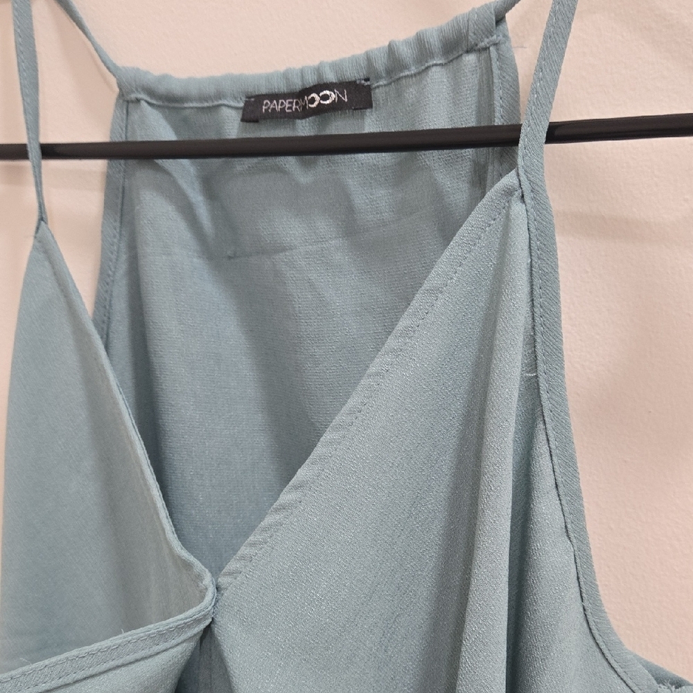 Papermoon Green Sleeveless Top **NWOT** - Picture 3 of 12